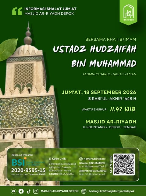 Poster asli dari @mtarriyadh_depok