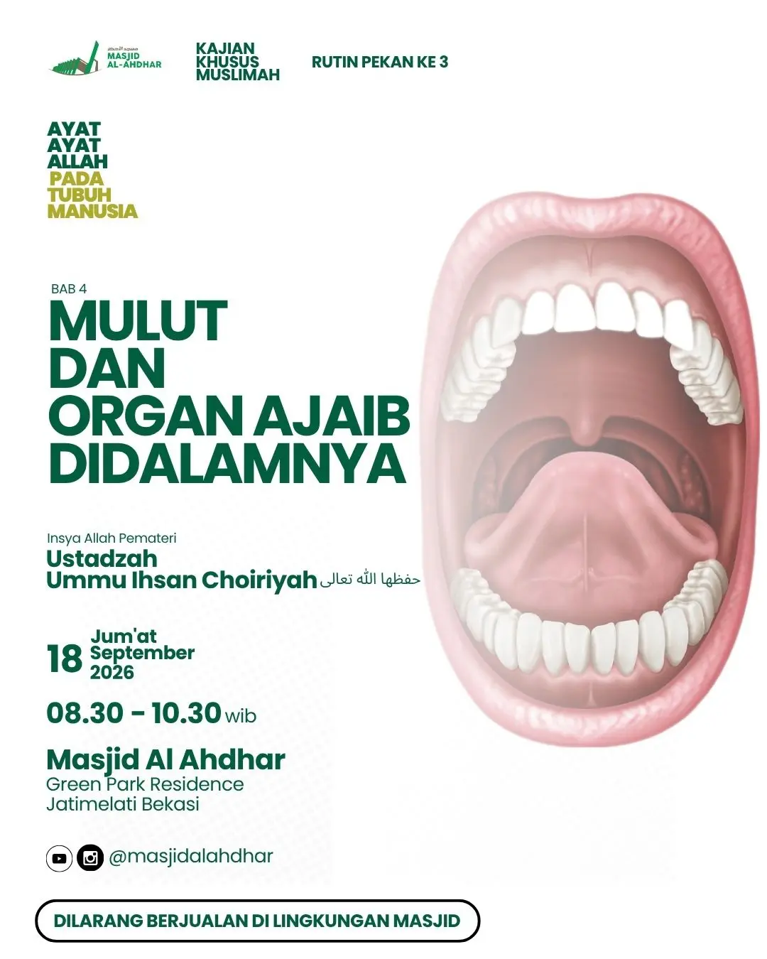 Poster asli dari @masjidalahdhar