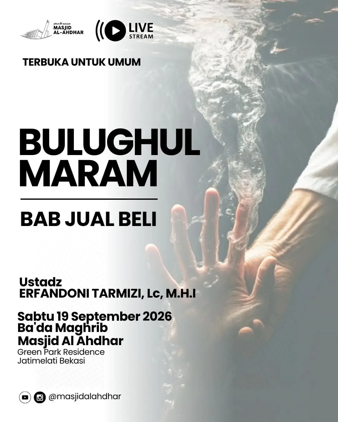 Poster asli dari @masjidalahdhar