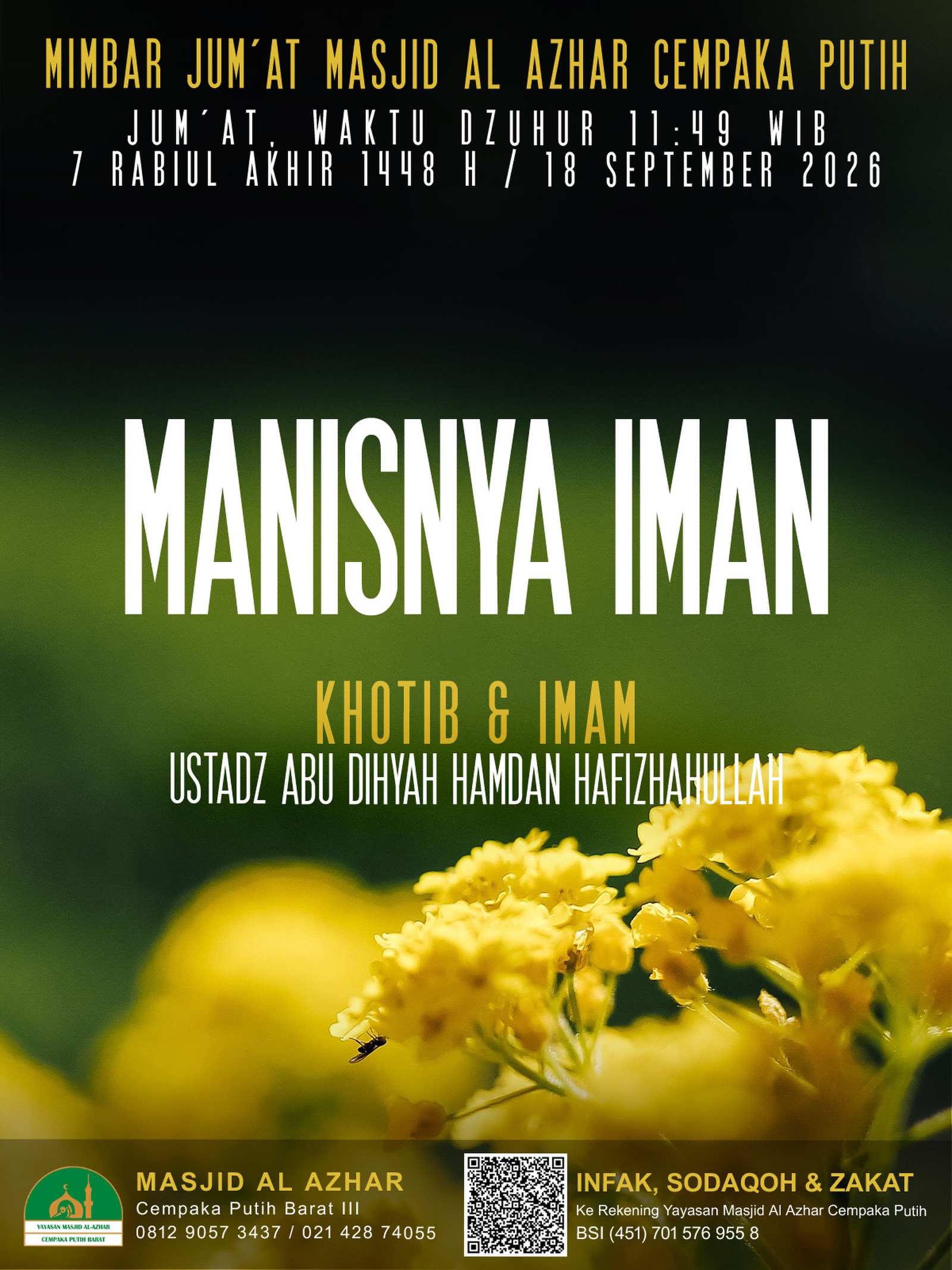 Poster asli dari @alazharcpb
