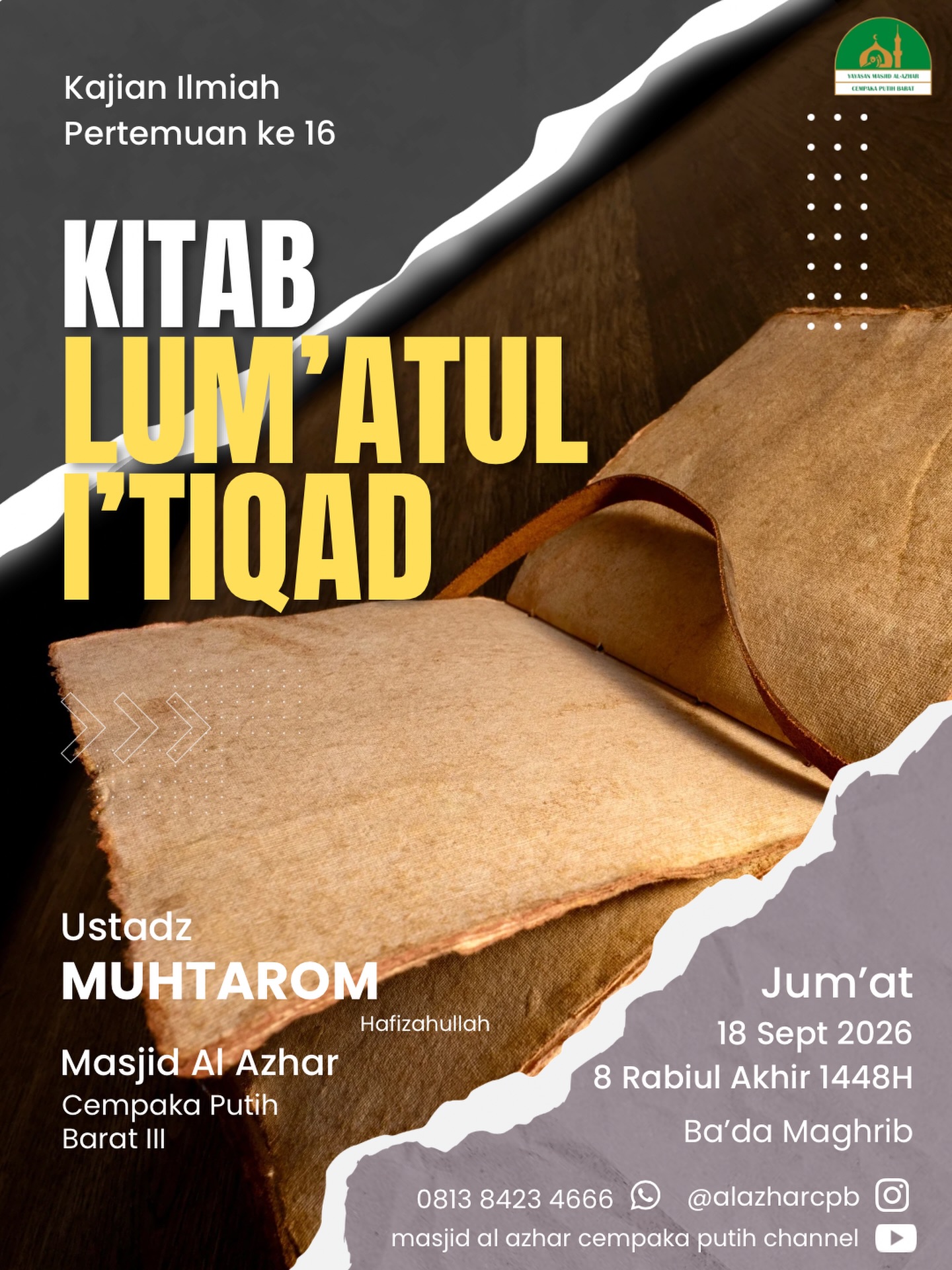 Poster asli dari @alazharcpb