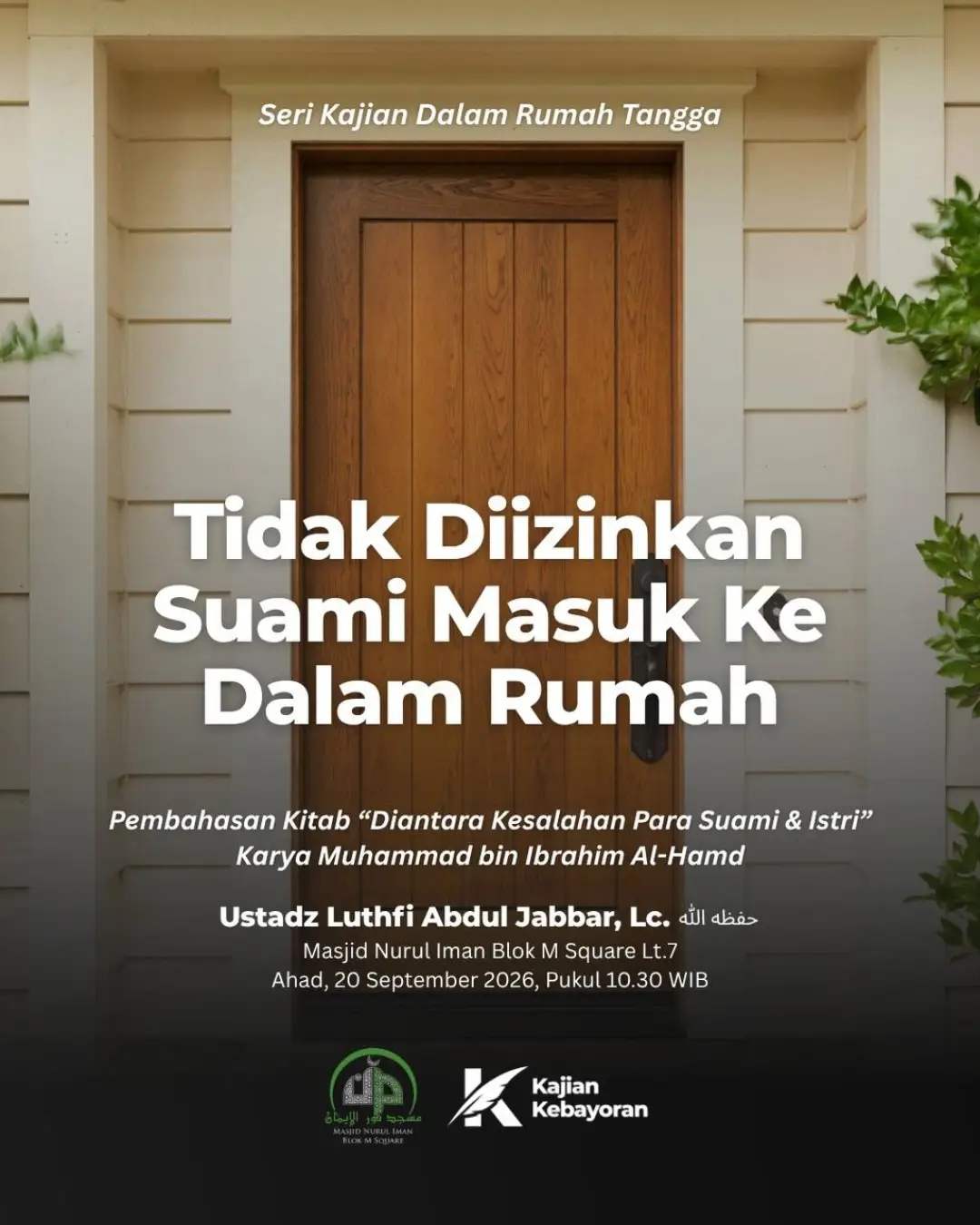 Poster asli dari @masjidnuruliman