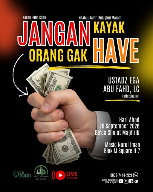 Poster asli dari @masjidnuruliman