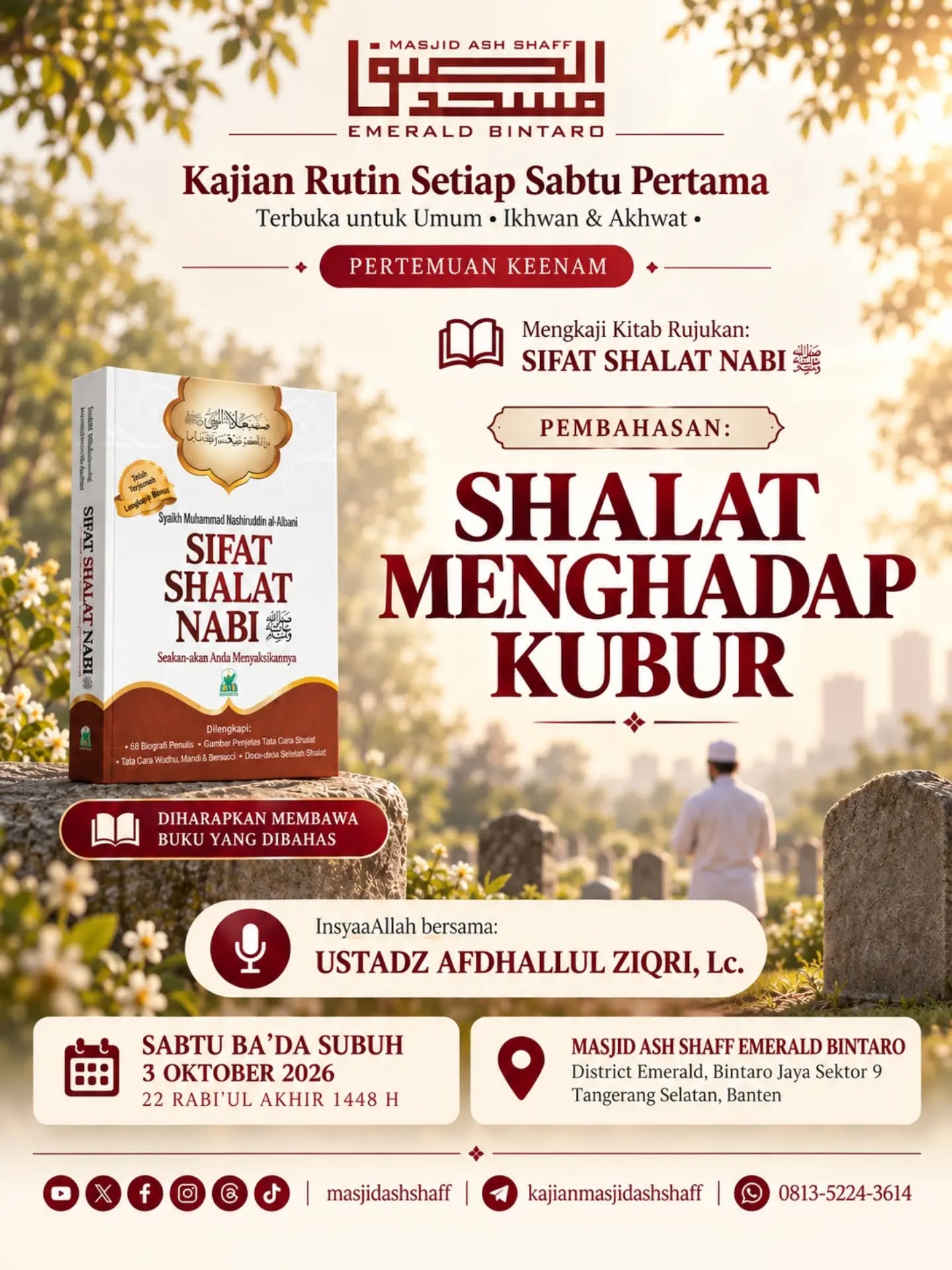 Poster asli dari @masjidashshaff