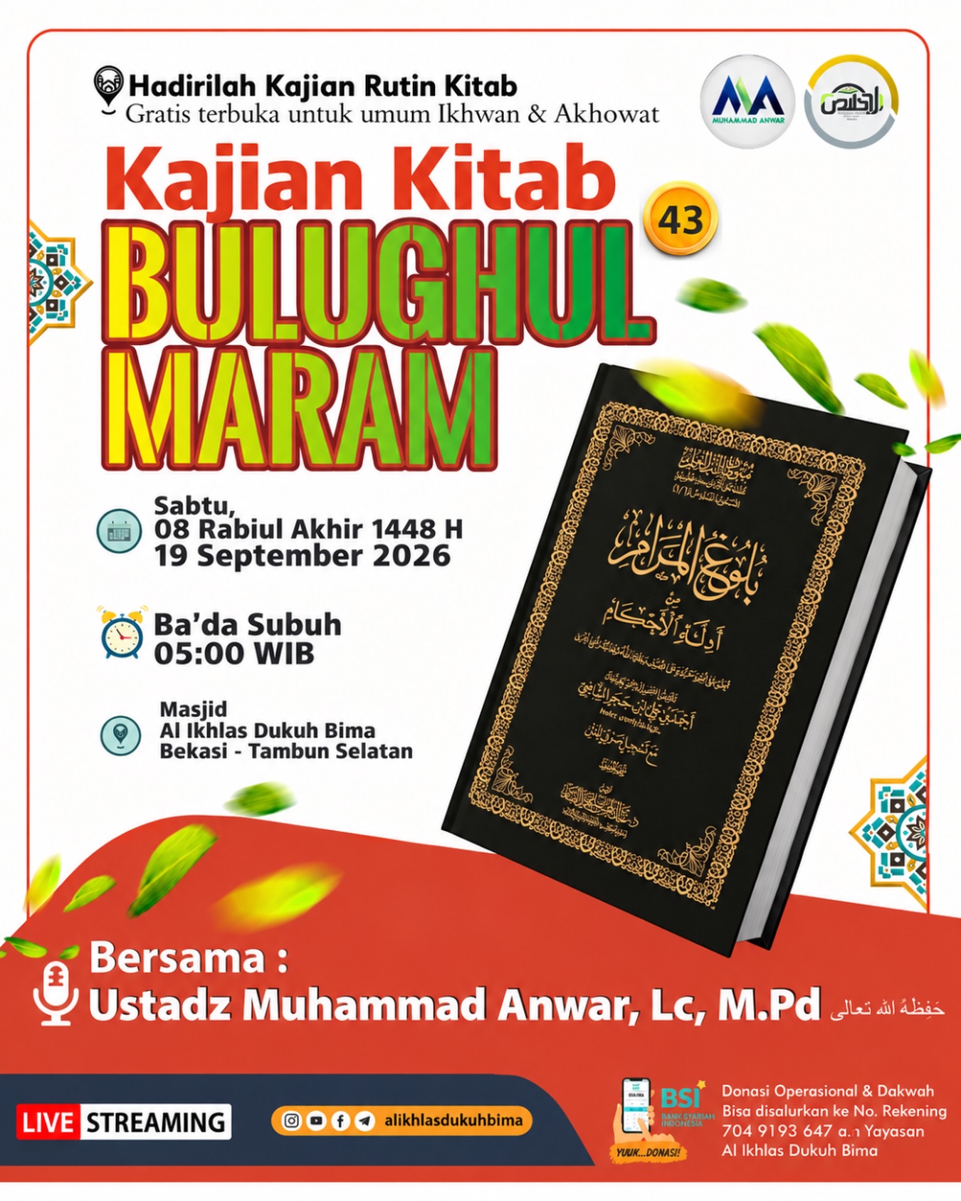 Poster asli dari @alikhlasdukuhbima