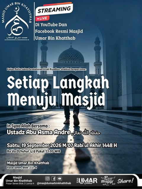 Poster asli dari @masjidumarbinkhaththab