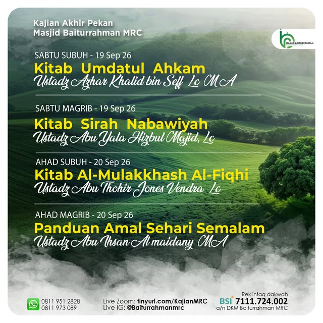 Poster asli dari @baiturrahmanmrc