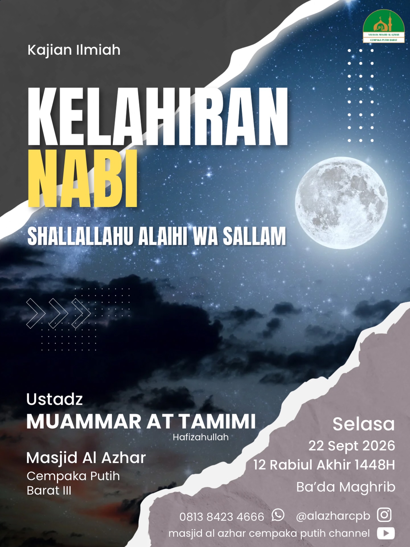 Poster asli dari @alazharcpb