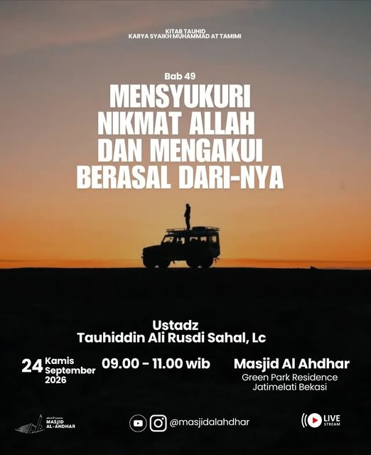 Poster asli dari @masjidalahdhar