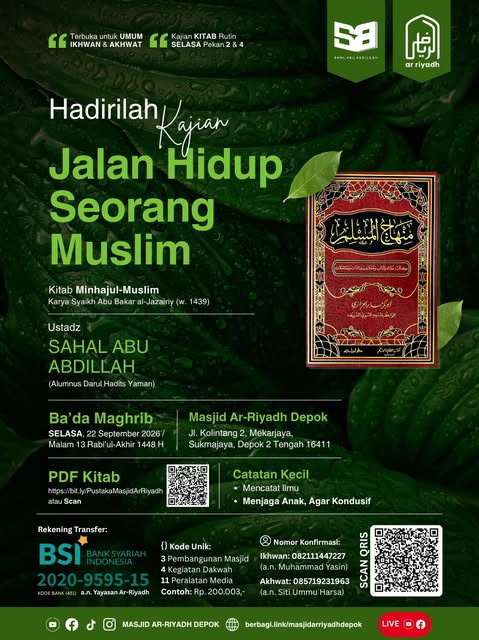 Poster asli dari @mtarriyadh_depok