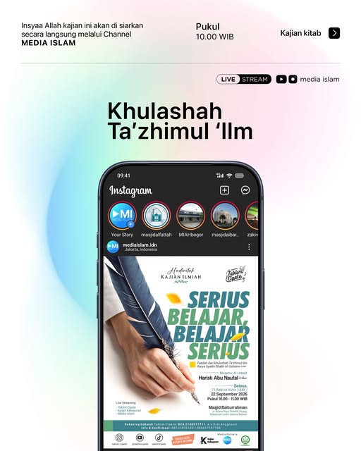 Poster asli dari @mediaislam.idn