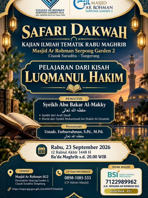 Poster asli dari @arrohmansg2