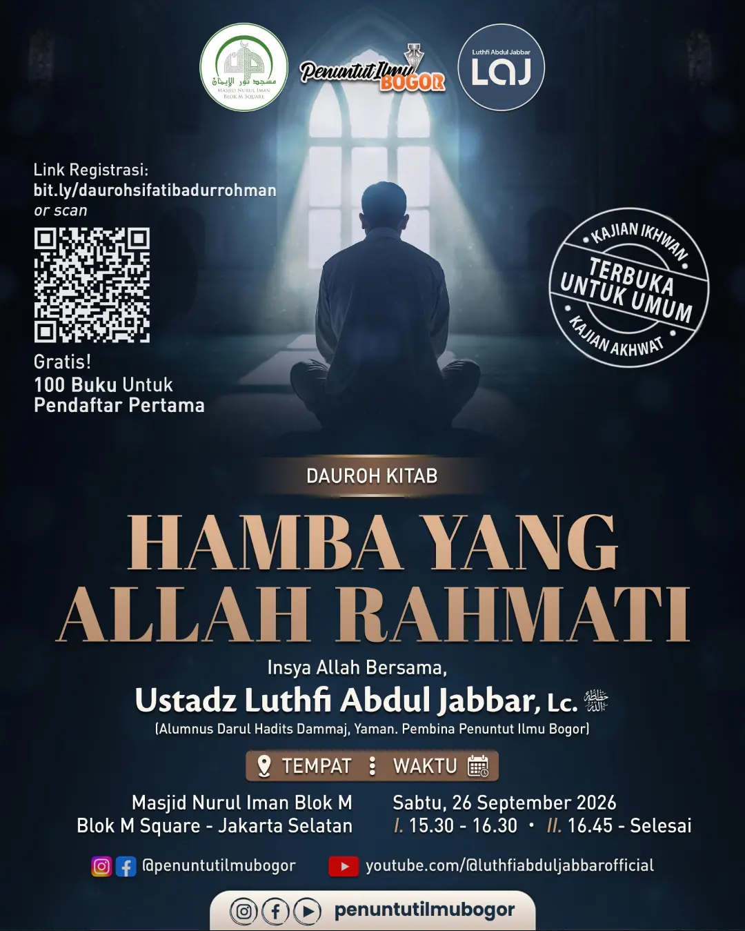 Poster asli dari @masjidnuruliman