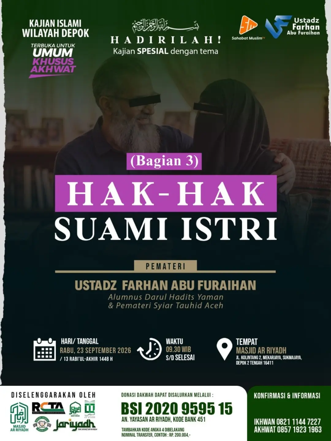 Poster asli dari @mtarriyadh_depok