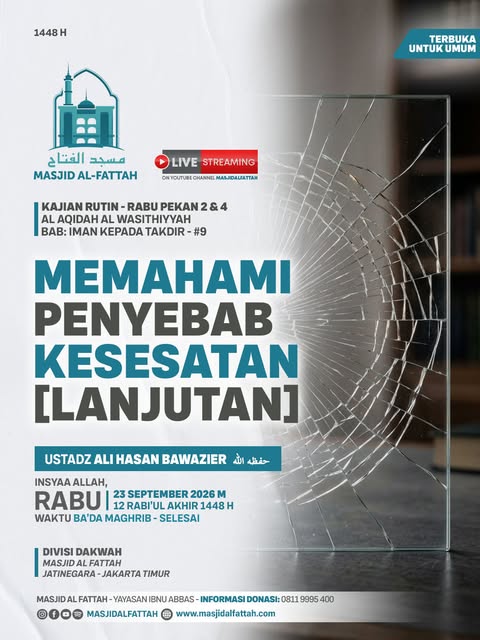 Poster asli dari @masjidalfattah