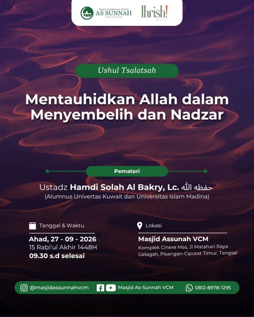 Poster asli dari @masjidassunnahvcm