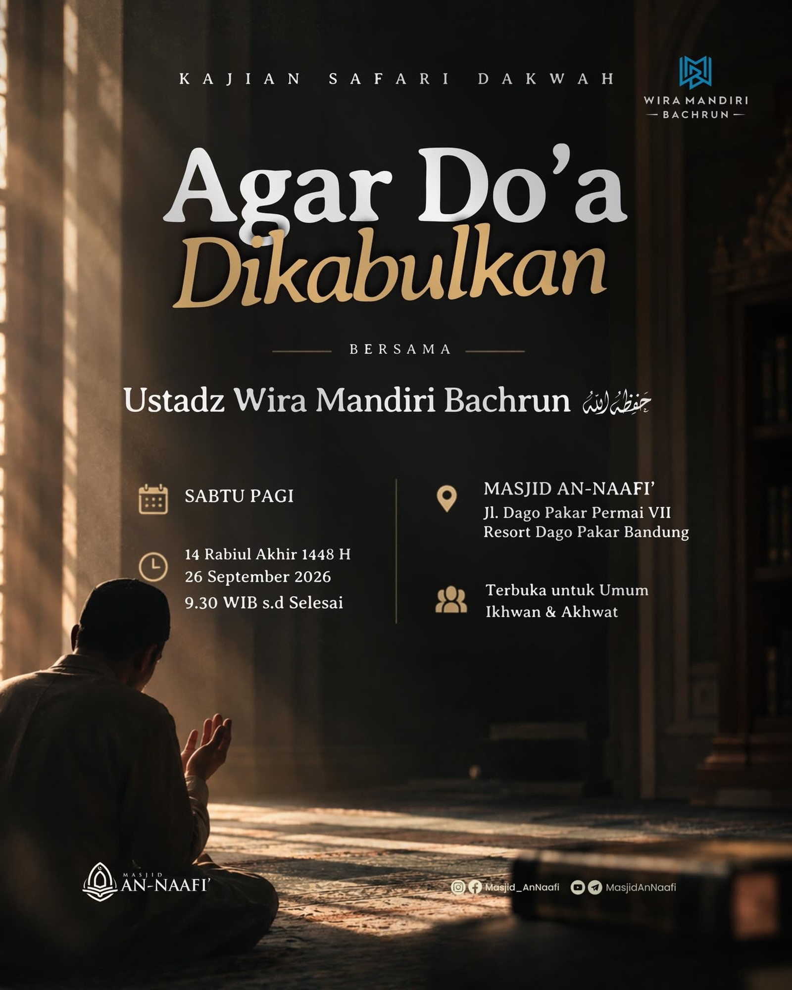 Poster asli dari @masjid_annaafi