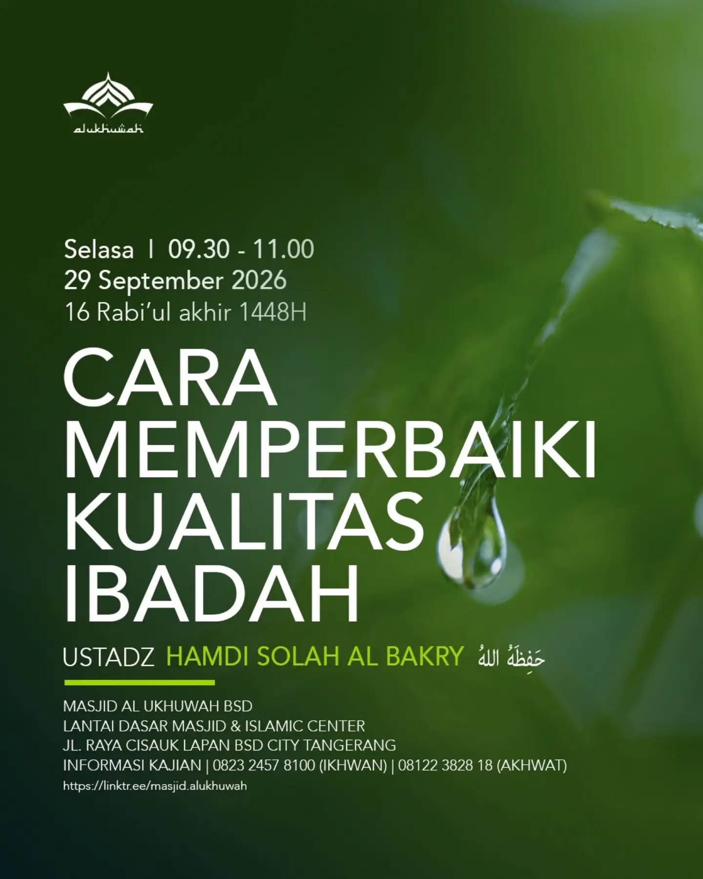 Poster asli dari @masjidalukhuwah