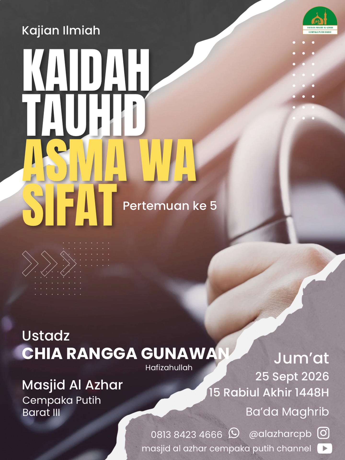Poster asli dari @alazharcpb