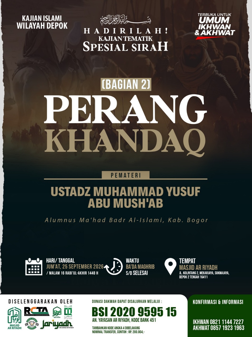 Poster asli dari @mtarriyadh_depok