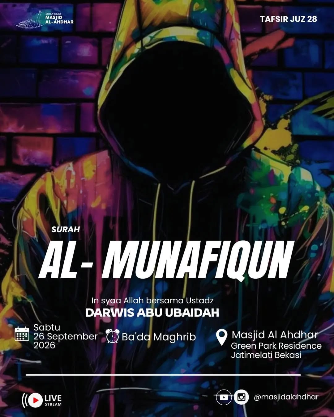 Poster asli dari @masjidalahdhar