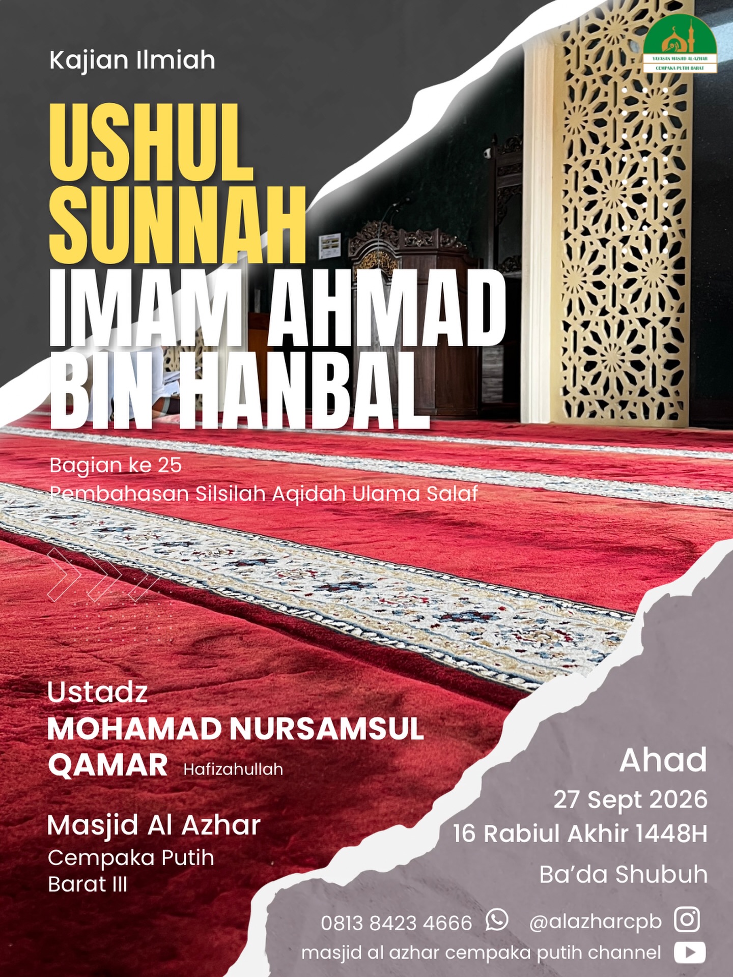 Poster asli dari @alazharcpb