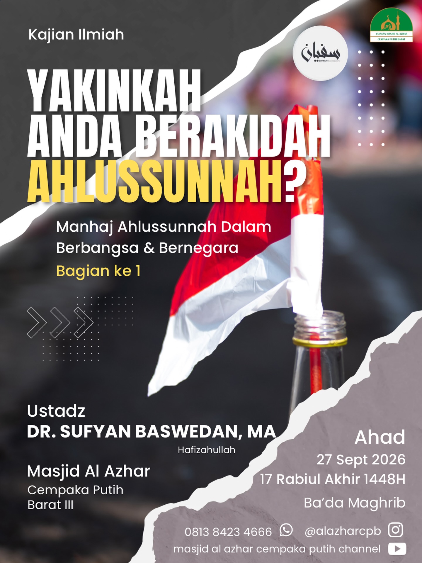 Poster asli dari @alazharcpb