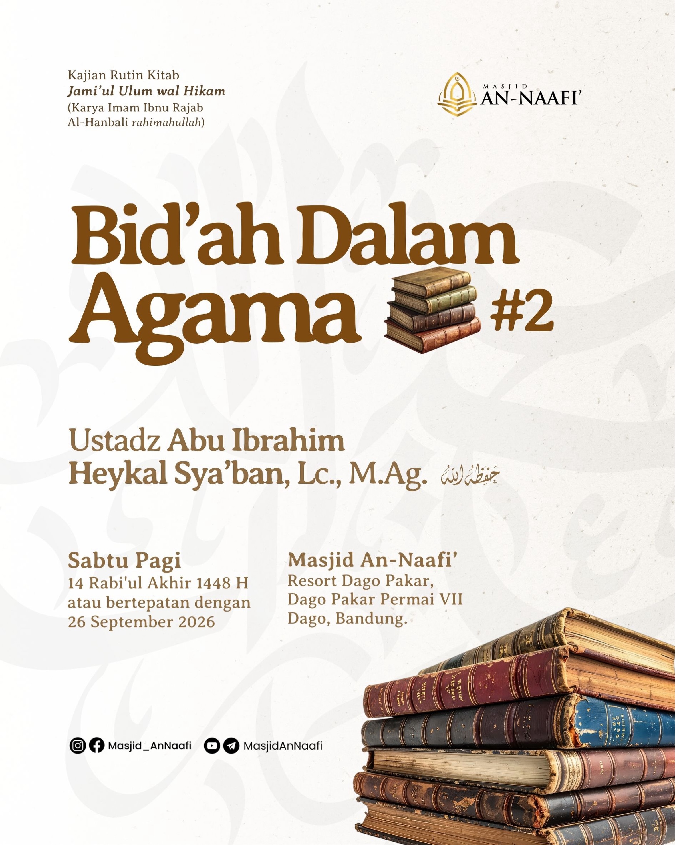 Poster asli dari @masjid_annaafi