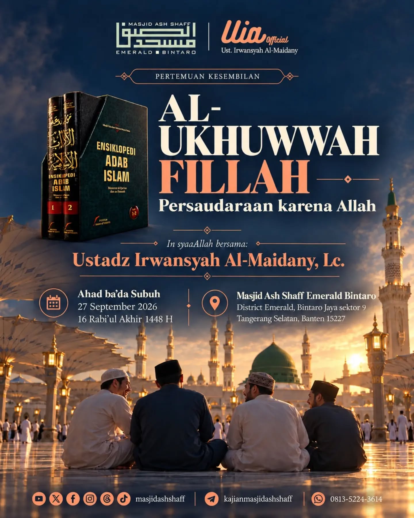 Poster asli dari @masjidashshaff