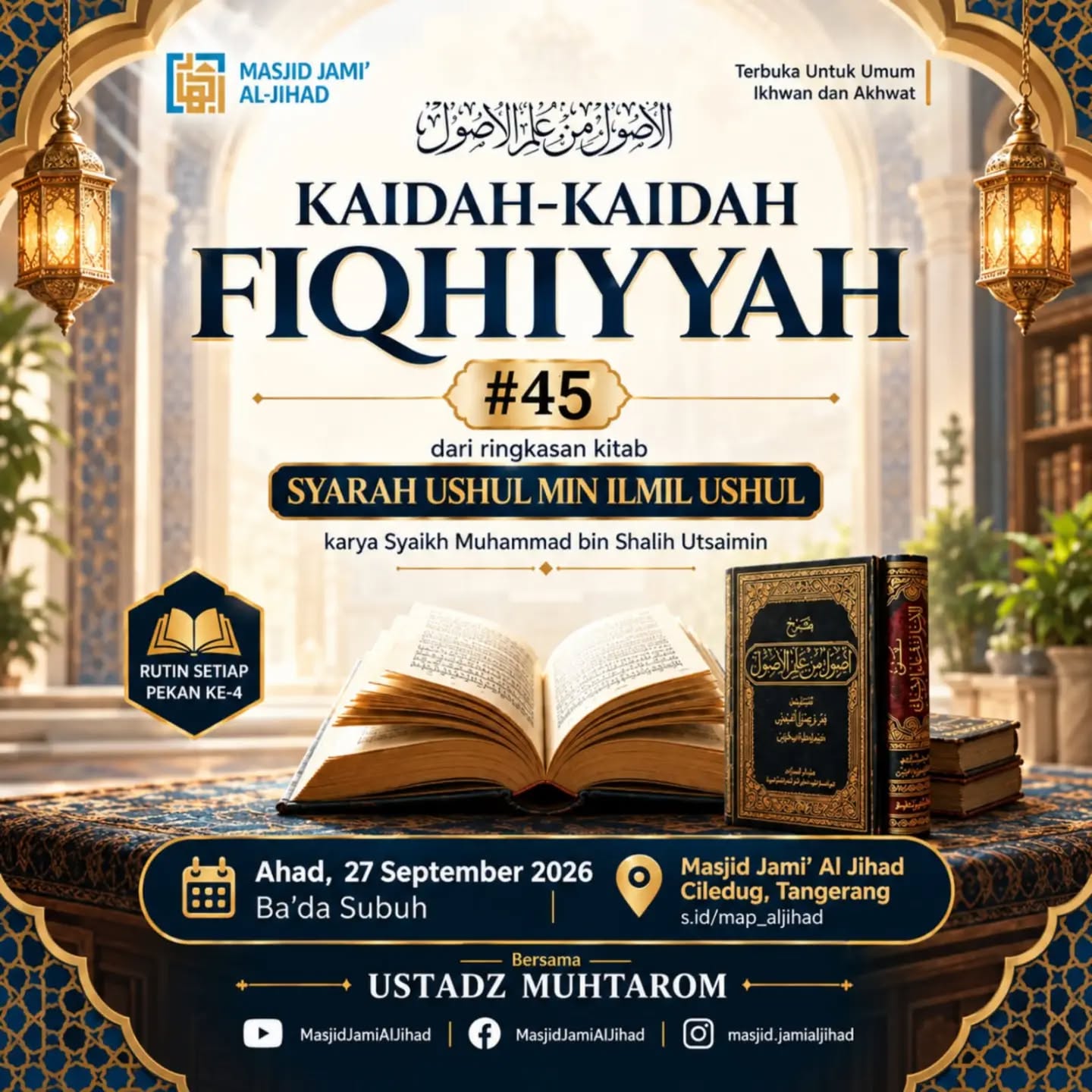 Poster asli dari @masjid.jamialjihad