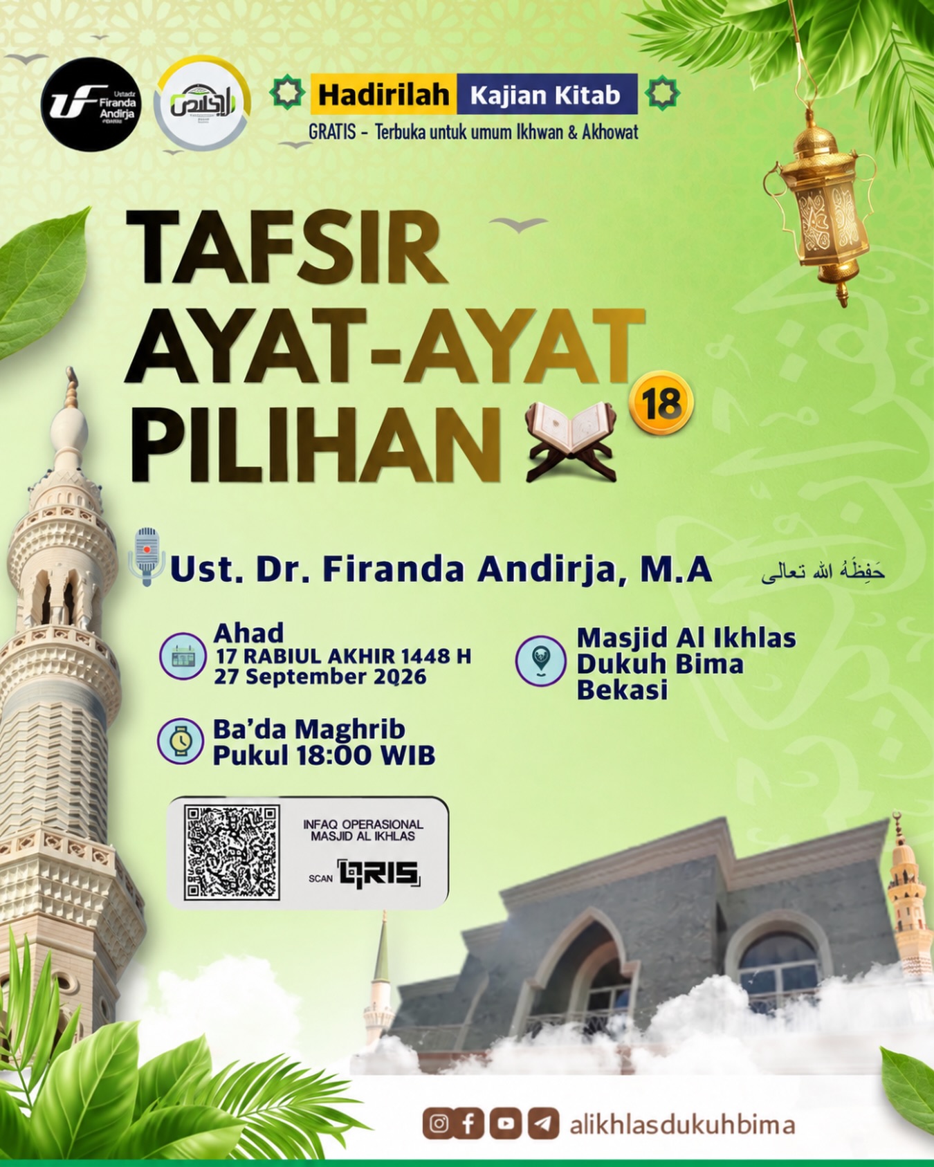Poster asli dari @alikhlasdukuhbima