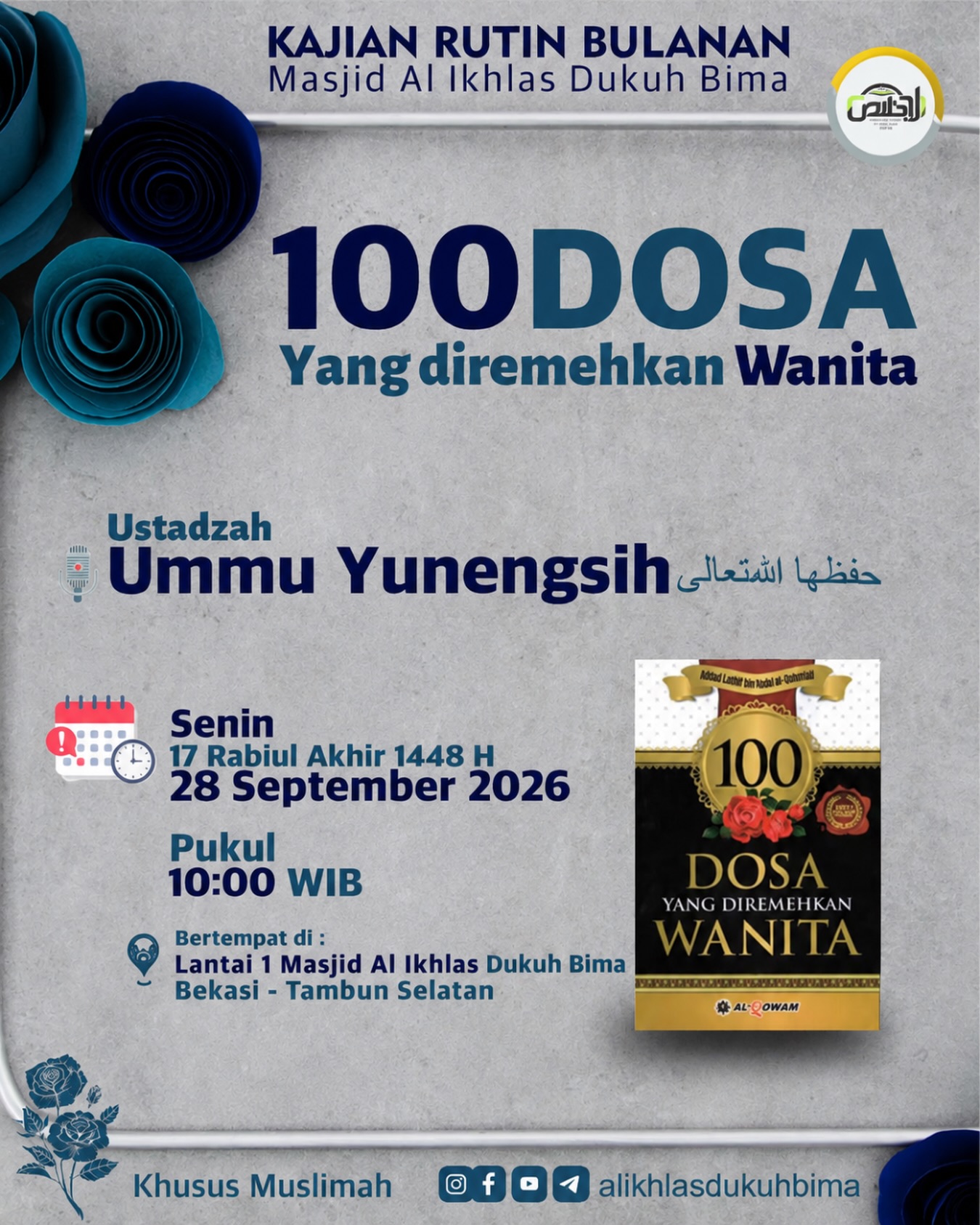 Poster asli dari @alikhlasdukuhbima