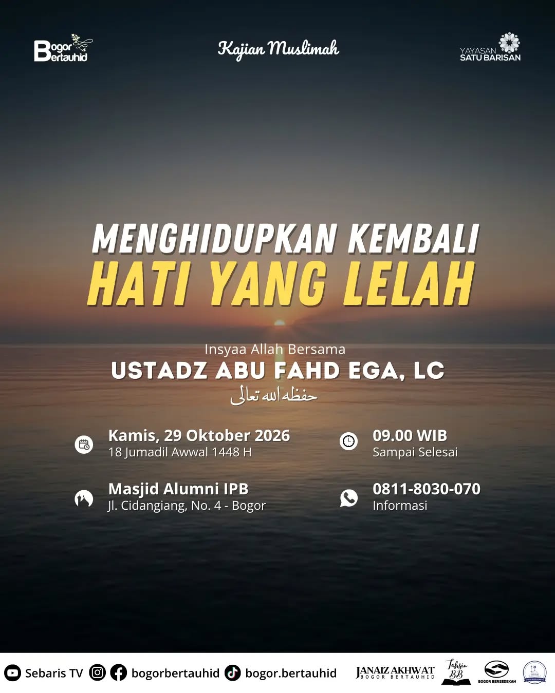 Poster asli dari @bogorbertauhid