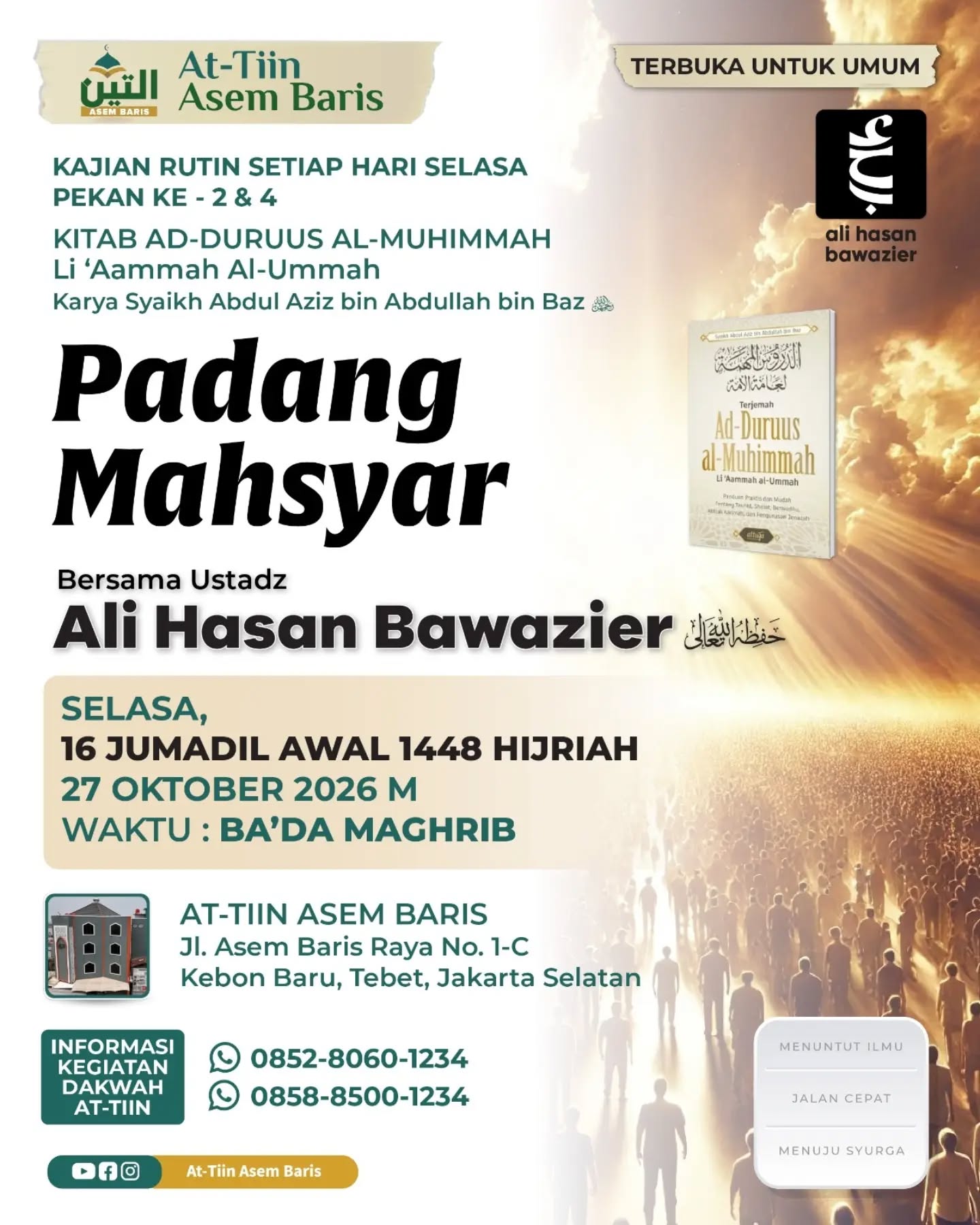Poster asli dari @masjidattiinasembaris