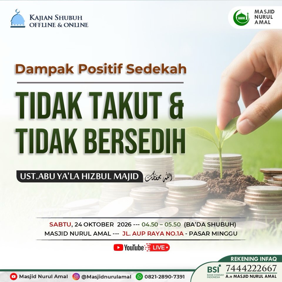 Poster asli dari @masjidnurulamal