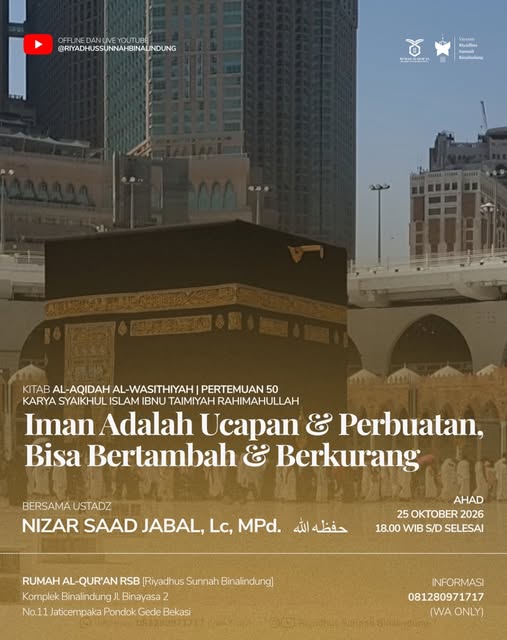 Poster asli dari @riyadhusunnahbinalindung