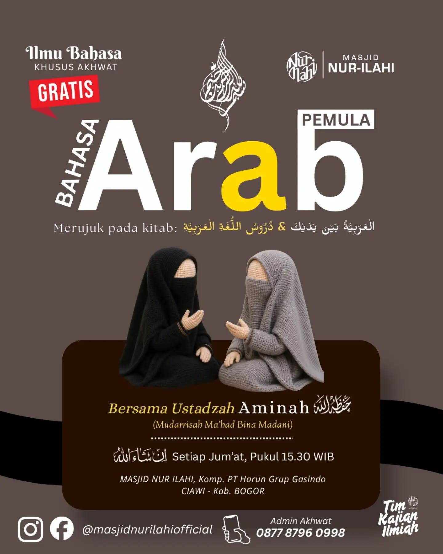 Poster asli dari @masjidnurilahi_official