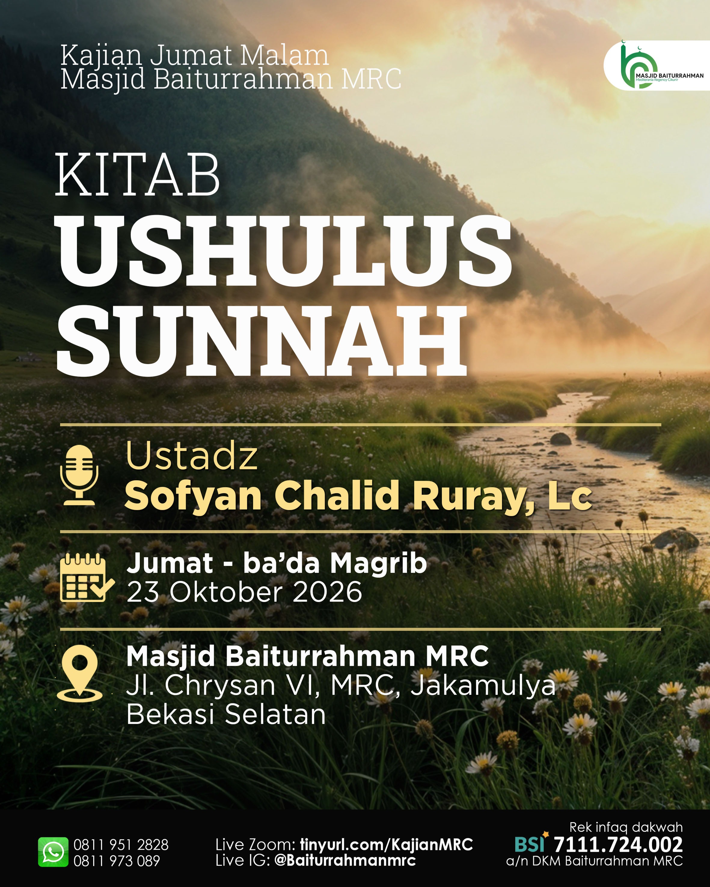 Poster asli dari @baiturrahmanmrc