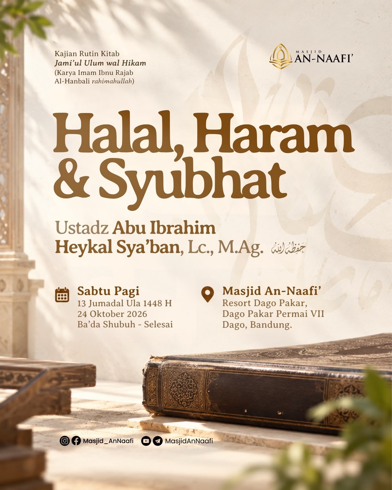 Poster asli dari @masjid_annaafi