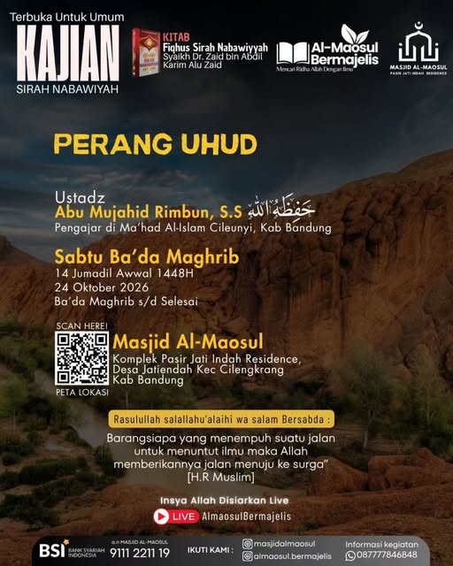 Poster asli dari @almaosul.bermajelis