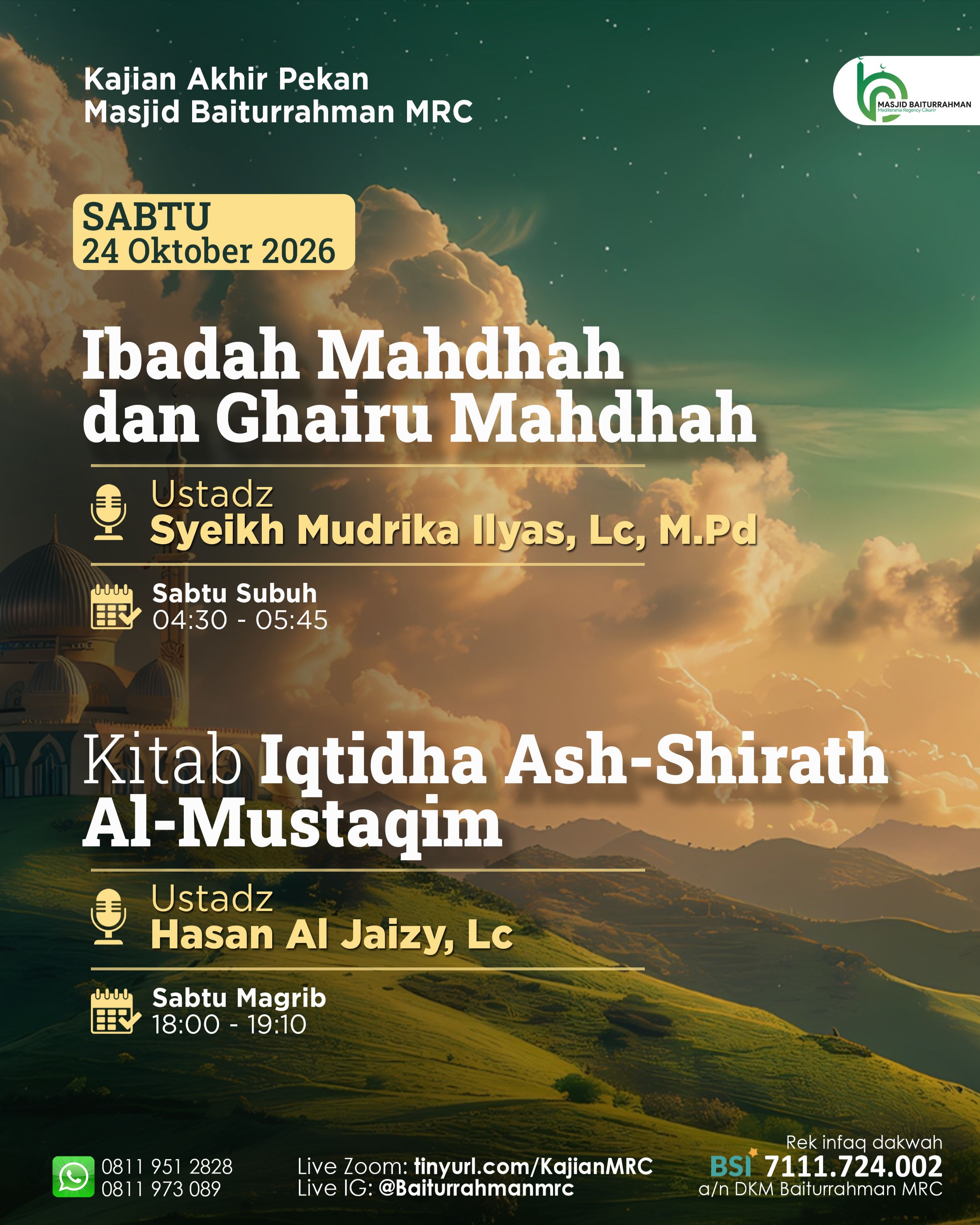 Poster asli dari @baiturrahmanmrc