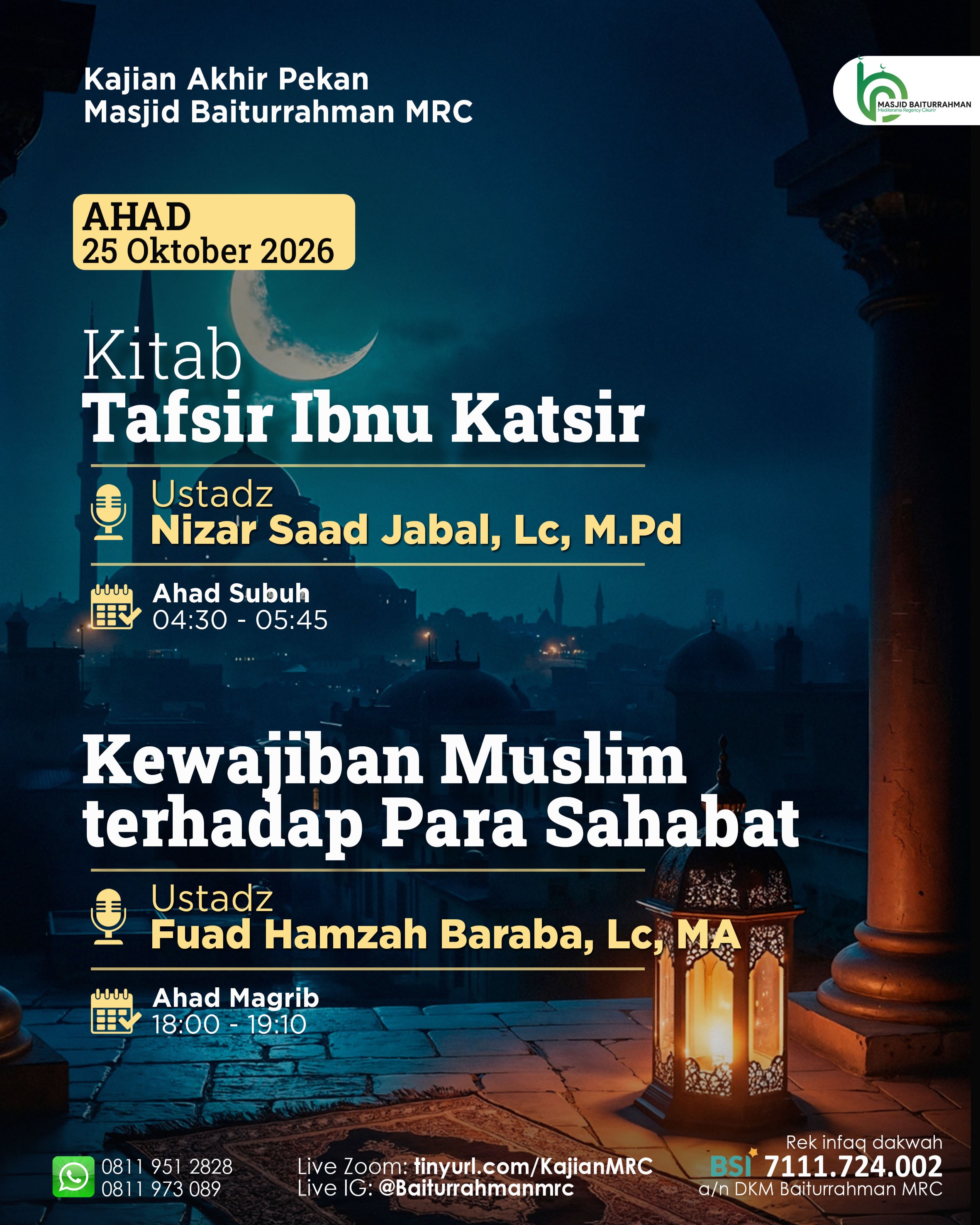 Poster asli dari @baiturrahmanmrc
