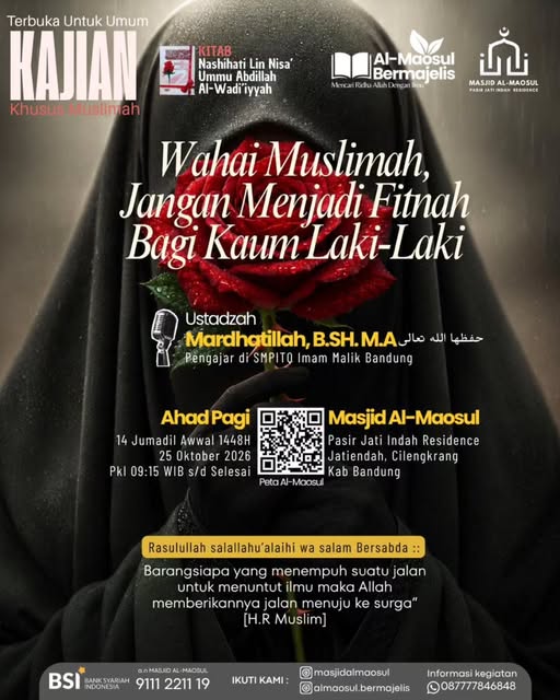 Poster asli dari @almaosul.bermajelis