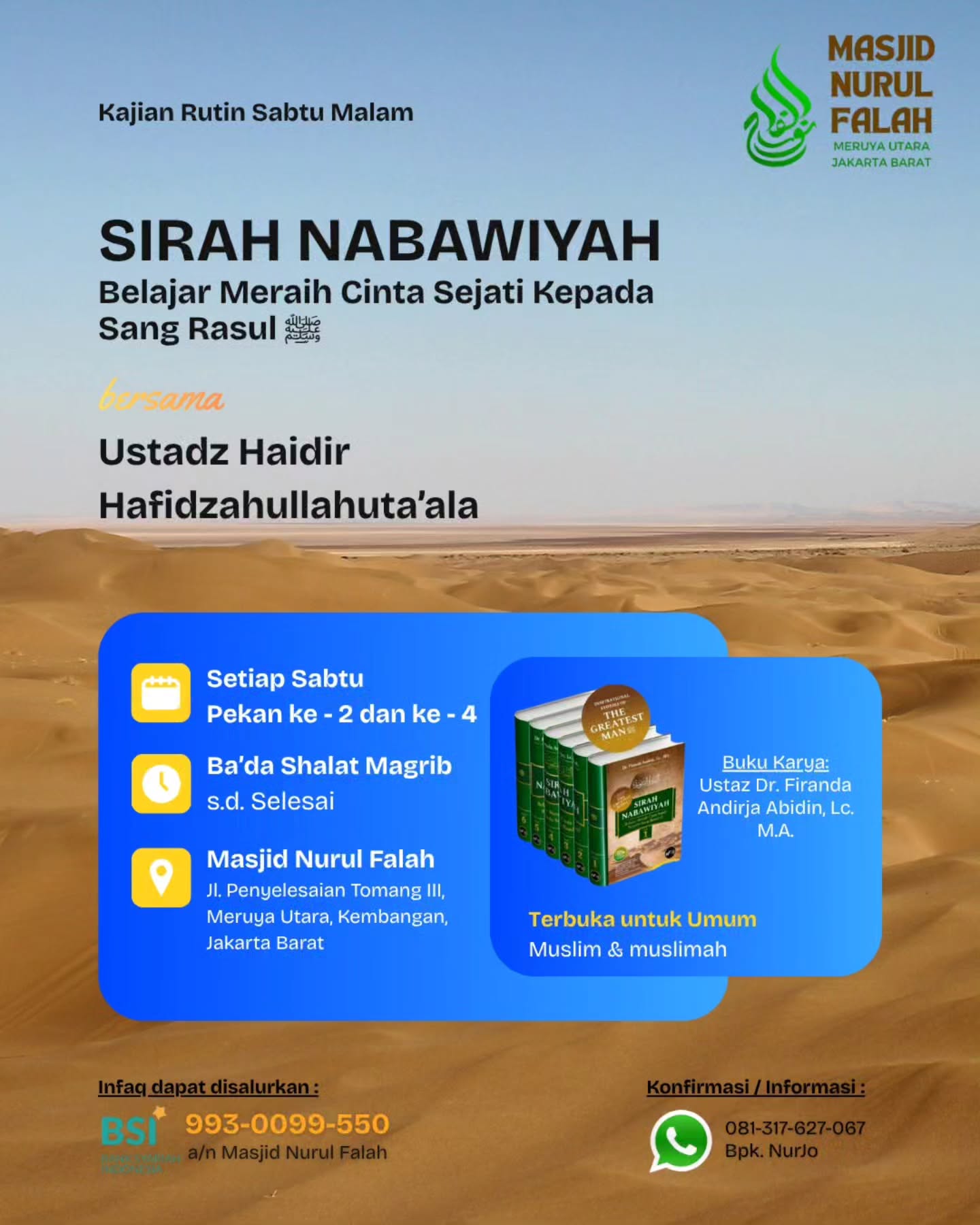 Poster asli dari @kajian_nurulfalah