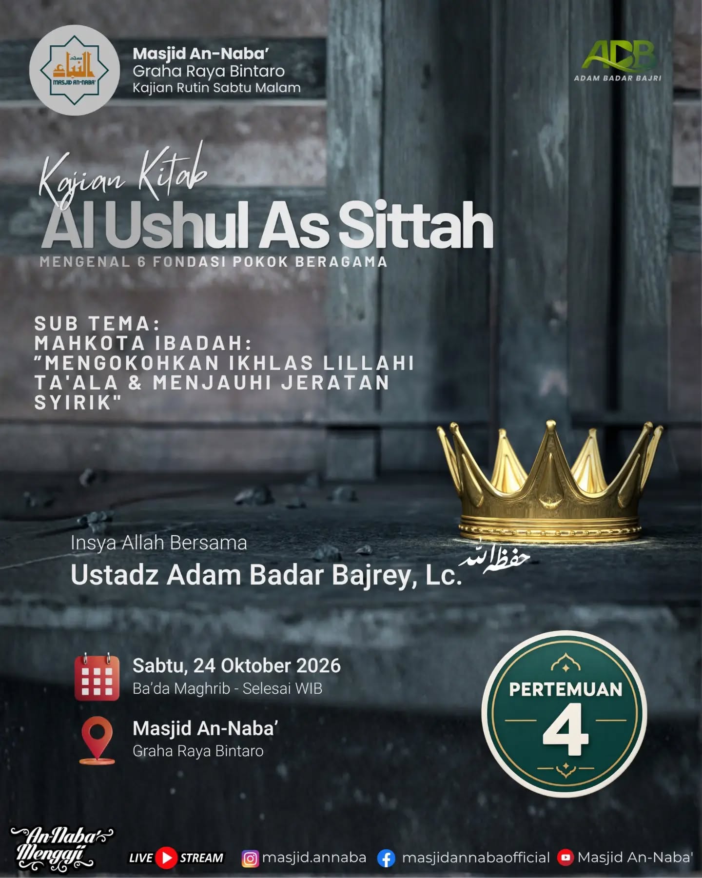 Poster asli dari @masjid.annaba