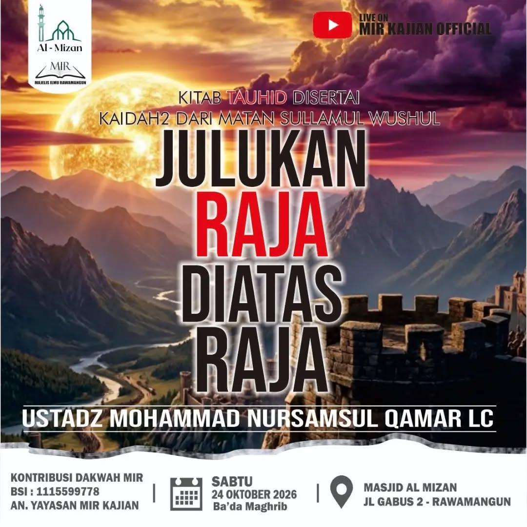 Poster asli dari @mir_kajian_official