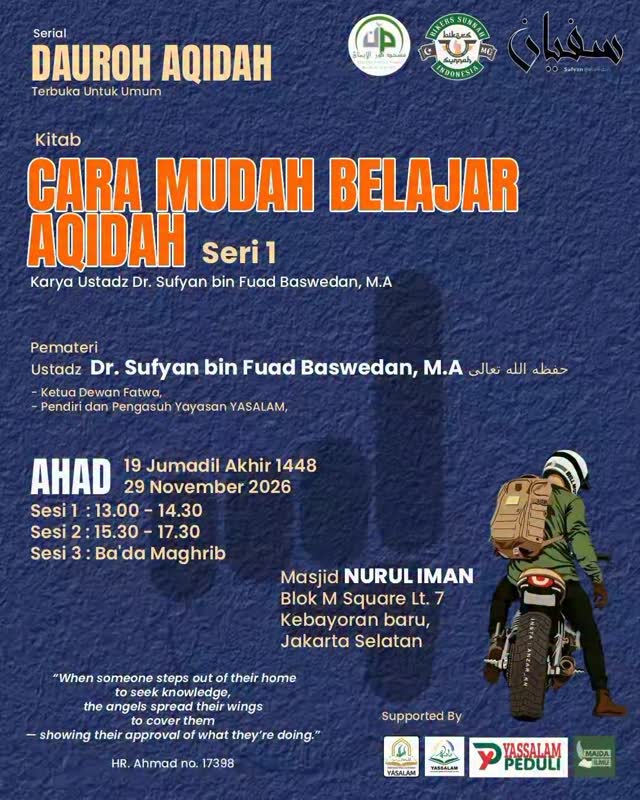 Poster asli dari @masjidnuruliman