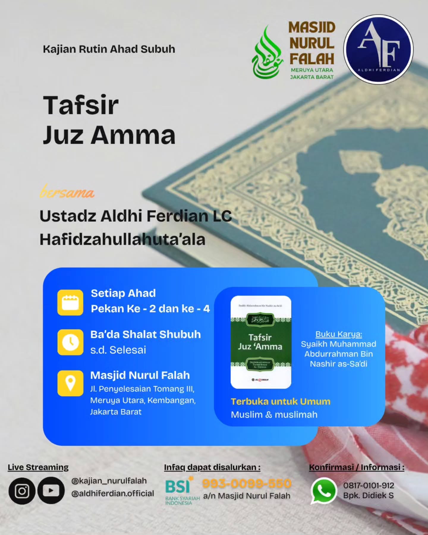 Poster asli dari @kajian_nurulfalah