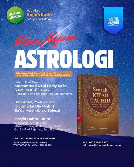 Poster asli dari @masjid.bahrululum.ciparay