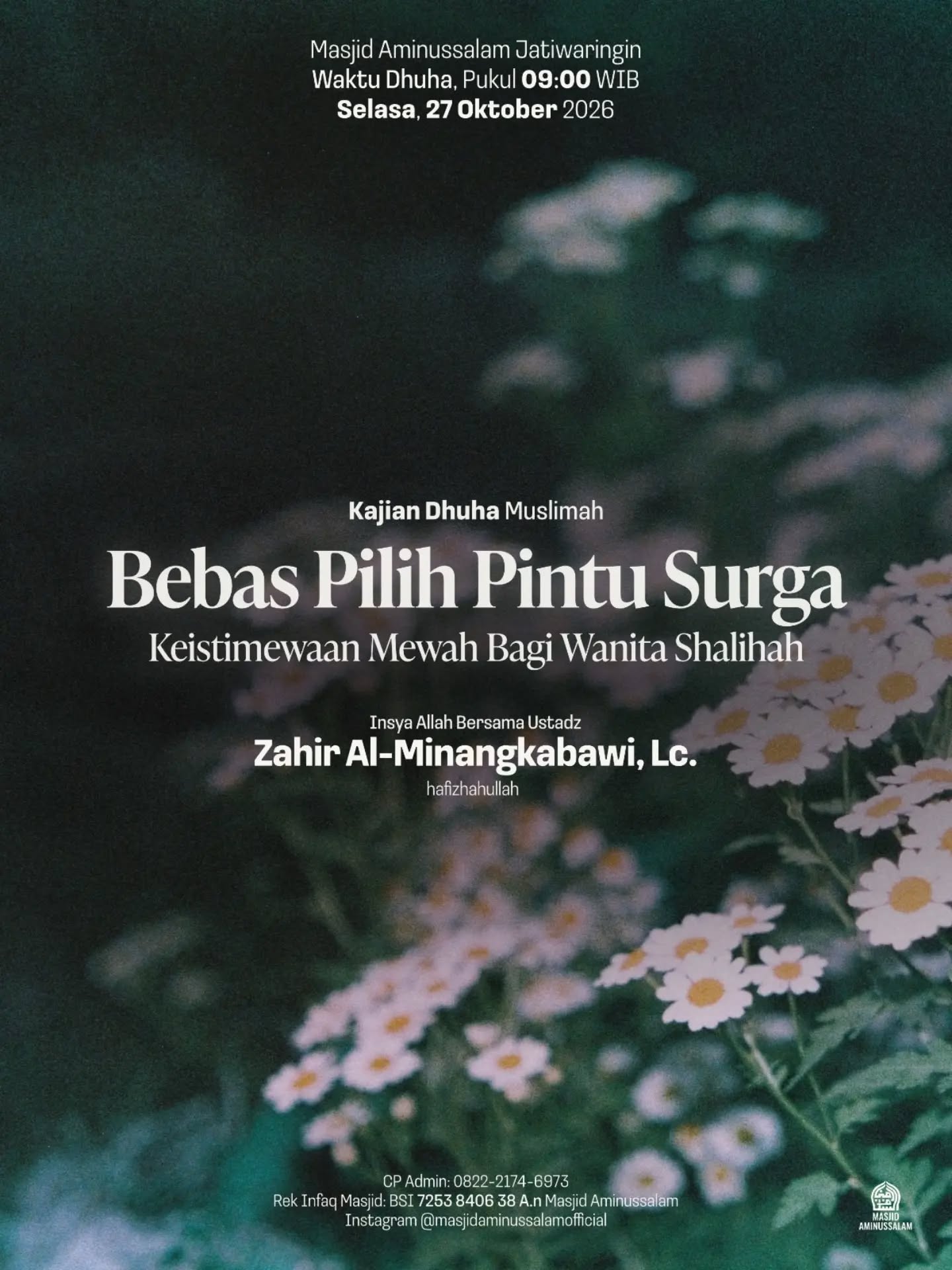 Poster asli dari @masjidaminussalamofficial